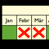 Icon for this task: snippet from by month calendar view