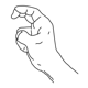 Bild der Handform hamfinger23,hamfingerbendmod,hamthumbacrossmod
