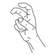 Bild der Handform hamfinger23spread,hamfingerbendmod,hamthumbacrossmod