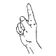 Einfinger-Handformen