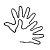 Icon for this task: signing hands