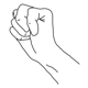 Handform hamfist,hammiddlefinger,hambetween,hamringfinger