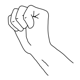 Handform hamfist,hambetween