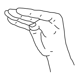 Bild Handform: hamflathand,hamfingerstraightmod,hamthumbacrossmod