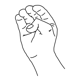 Handform hamflathand,hamthumbacrossmod,hamfingerbendmod
