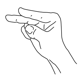 Handform hamfinger23spread,hamthumbacrossmod,hamfingerstraightmod