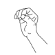Handform hampinchall,hamindexfinger