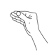 Handform hampinchall,hamfingerstraightmod,hamindexfinger