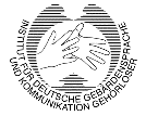 Logo des Intsituts fr Deutsche Gebrdensprache und Kommunikation Gehrloser
