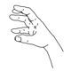 Bild der Handform hamfinger2345,hamfingerbendmod,hamthumbopenmod