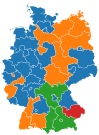 Deutschlandkarte: Regionale Verteilung der Gebärden