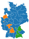 Deutschlandkarte: Regionale Verteilung der Gebärden