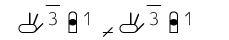 HamNoSys-Notation des Handformpaares